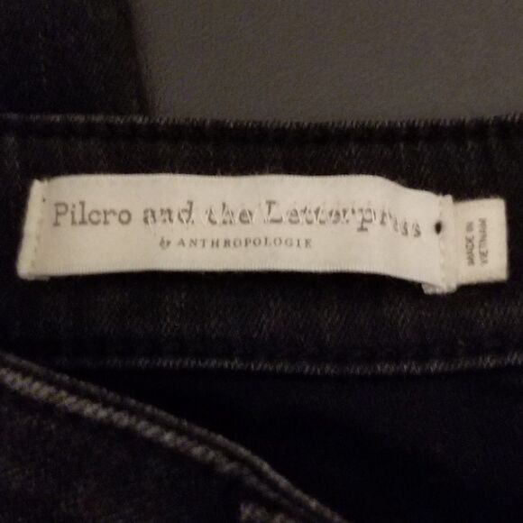 PILCRO THE LETTERPRESS 26 Jeans Skinny High-Rise Legging Ankle Zip Moto Edgy - Picture 8 of 12